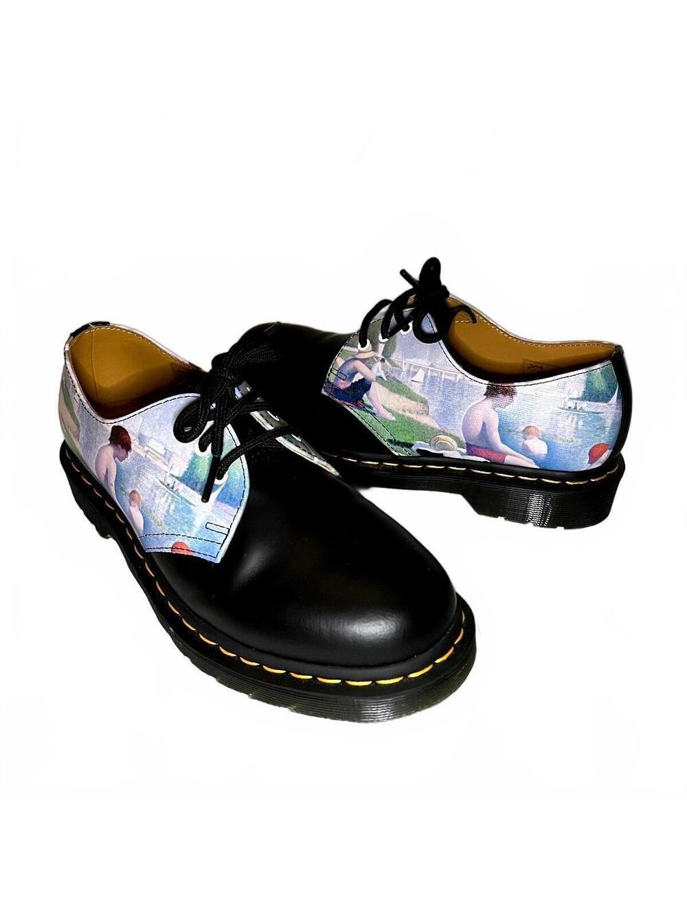 Dr. Martens 1461 The National Gallery Bathers Oxford Shoes Black Size 7